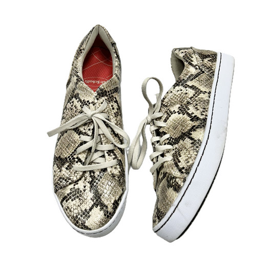 Shoes Sneakers By Dr Scholls In Snakeskin Print, Size: 9