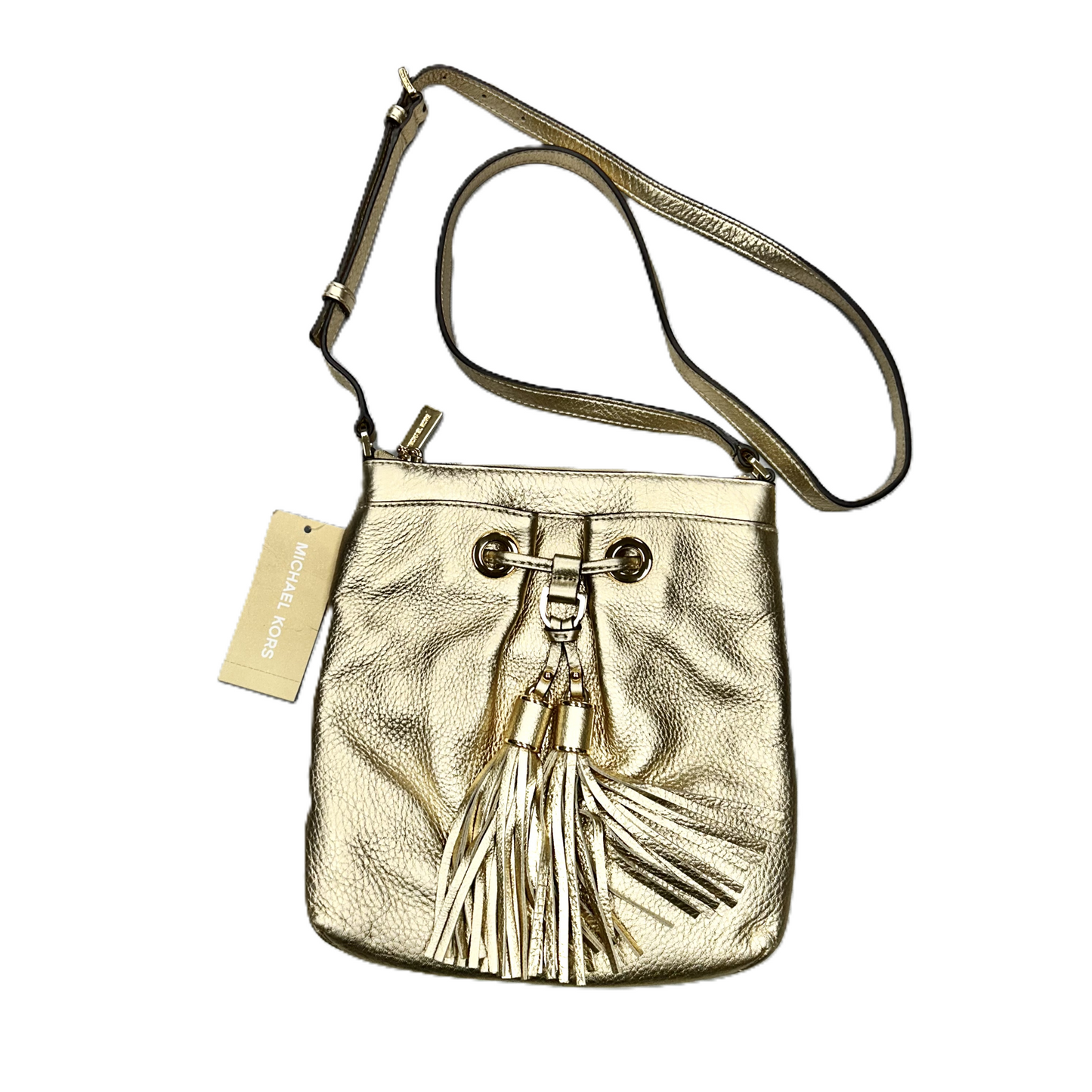 Crossbody Leather By Michael By Michael Kors, Size: Medium