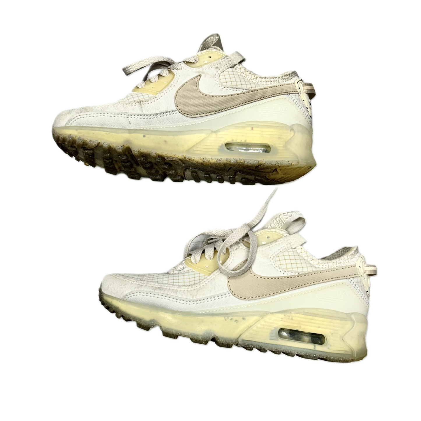 Shoes Sneakers Platform By Nike In Cream & Tan, Size: 6