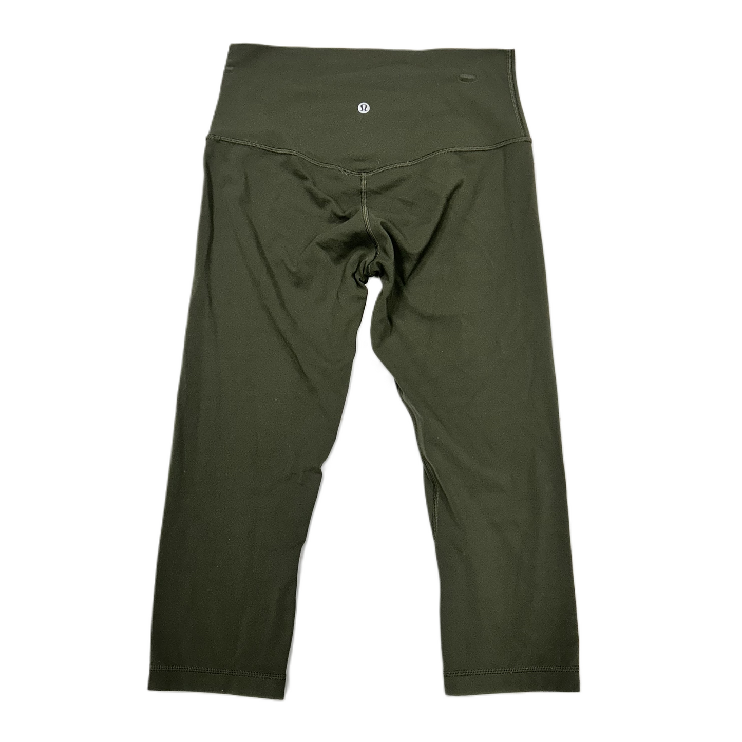 Athletic Leggings Capris By Lululemon In Green, Size: M