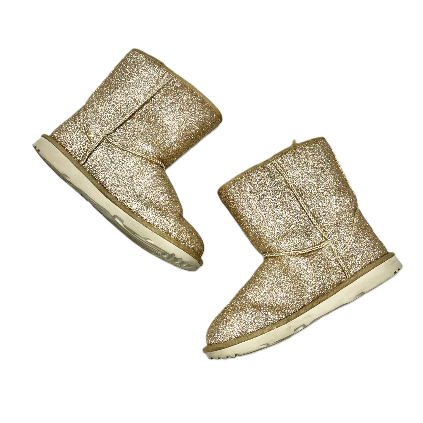 Boots Designer By Ugg In Gold, Size: 6