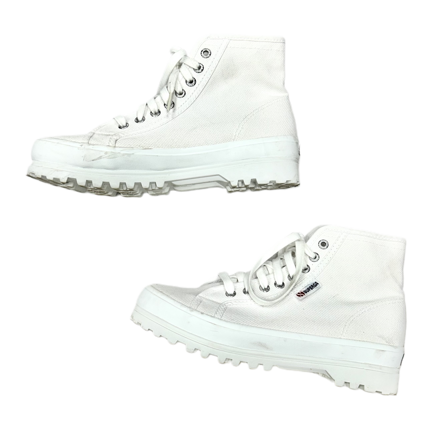 Shoes Sneakers By Superga In White, Size: 9