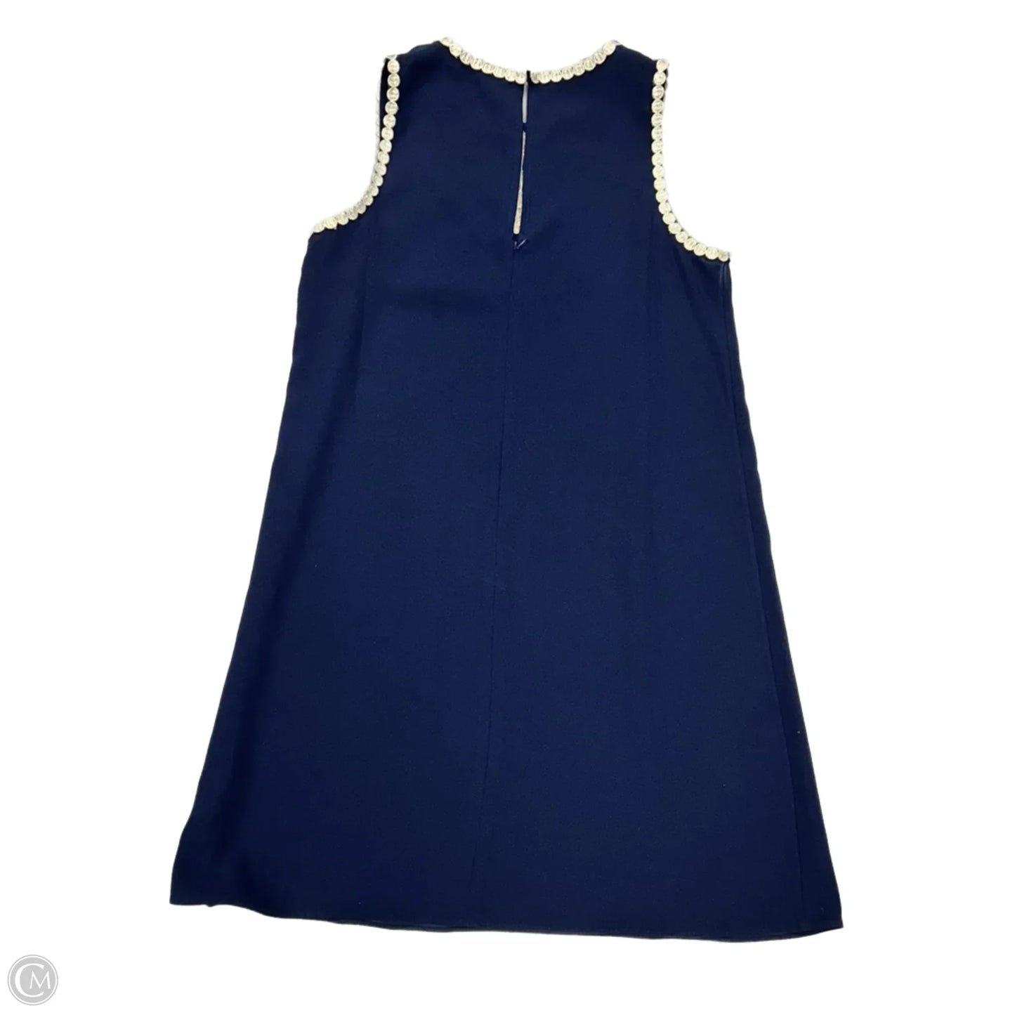 Dress Designer By Lilly Pulitzer In Blue & Gold, Size: S