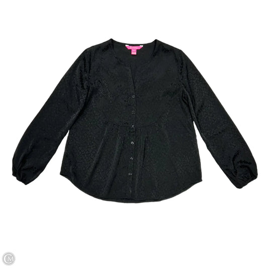 Blouse Designer By Lilly Pulitzer In Black, Size: Xs