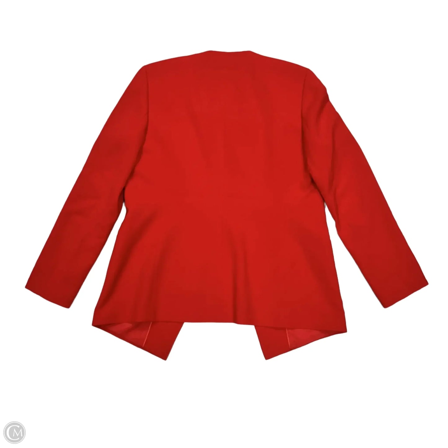 Blazer Designer By Lafayette 148 In Red, Size: M