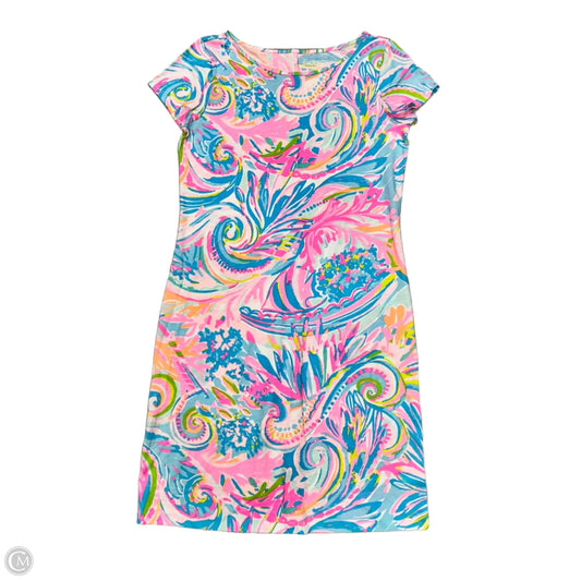 Dress Designer By Lilly Pulitzer In Blue & Pink, Size: Xs