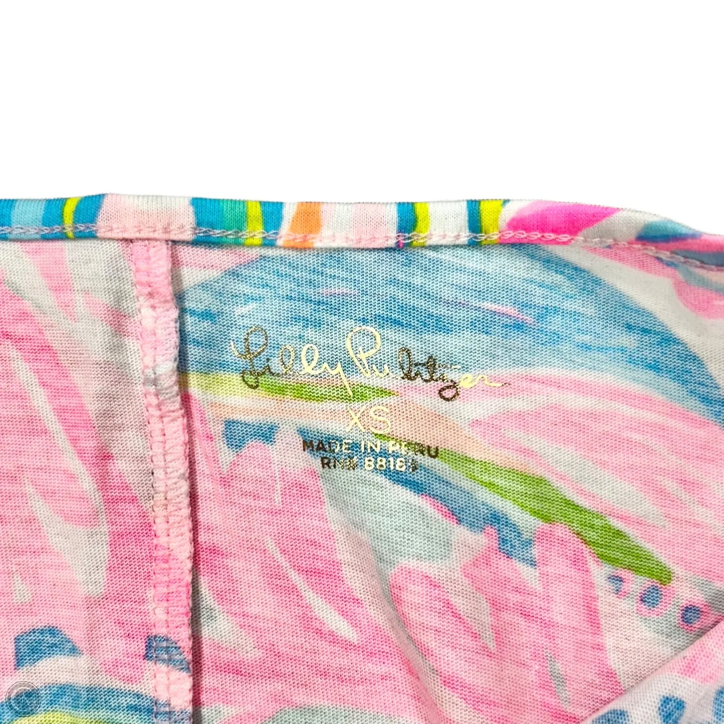 Dress Designer By Lilly Pulitzer In Blue & Pink, Size: Xs