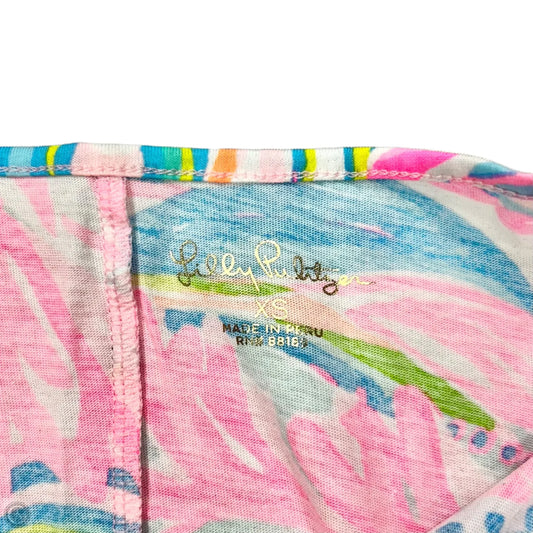 Dress Designer By Lilly Pulitzer In Blue & Pink, Size: Xs