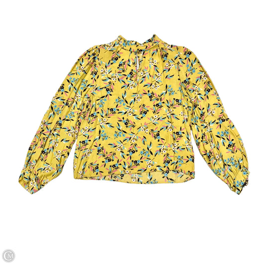 Top Long Sleeve By Maeve In Floral Print, Size: S