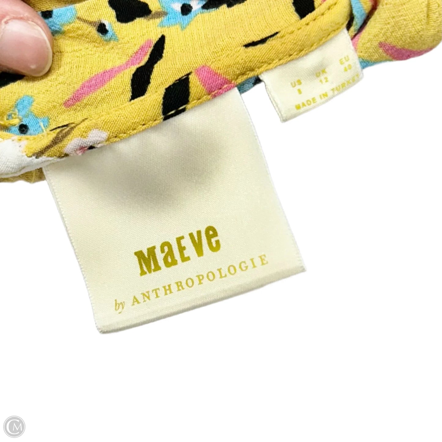 Top Long Sleeve By Maeve In Floral Print, Size: S