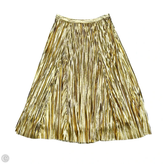Skirt Midi By Maeve In Gold, Size: 4