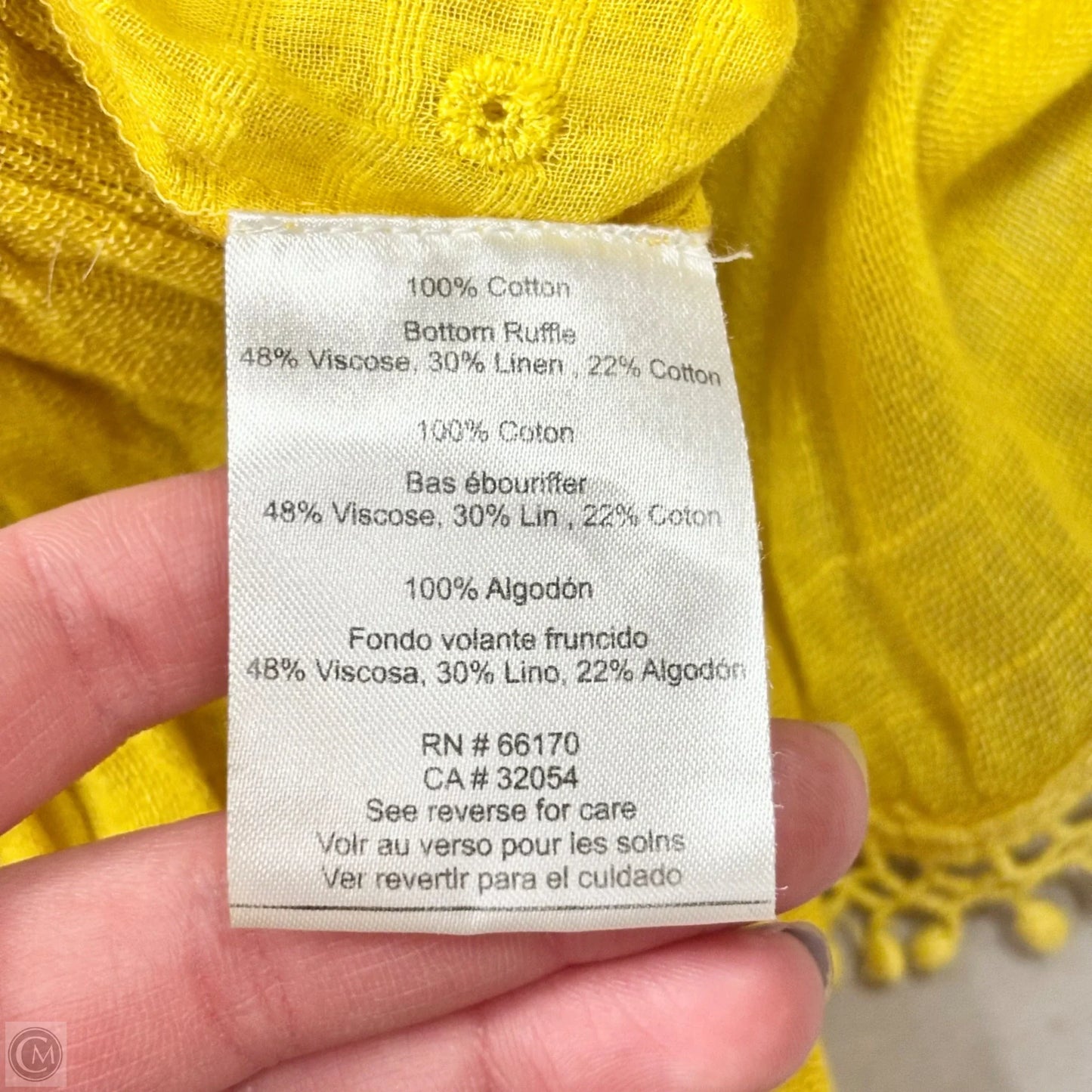 Dress Casual Maxi By Payal Jain In Yellow, Size: S