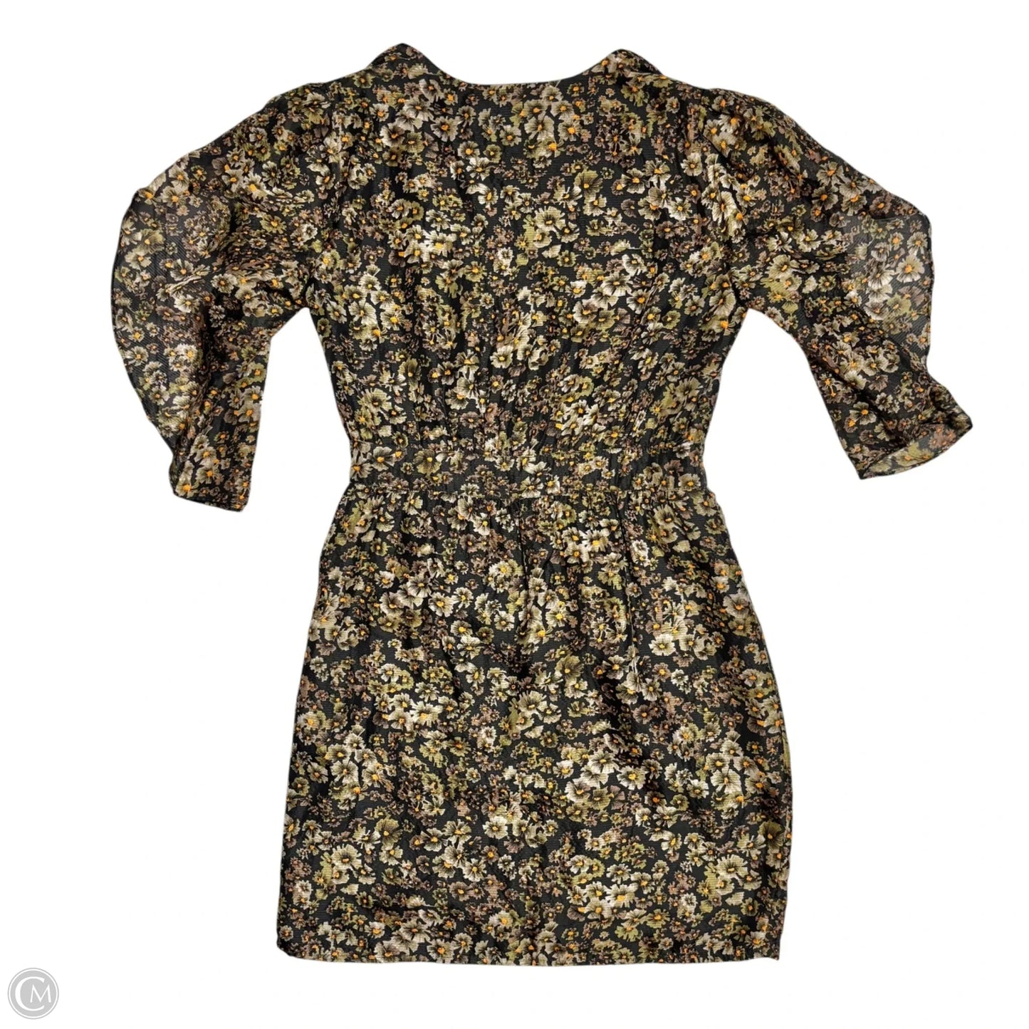 Dress Designer By Rebecca Minkoff In Black Floral, Size: Xs