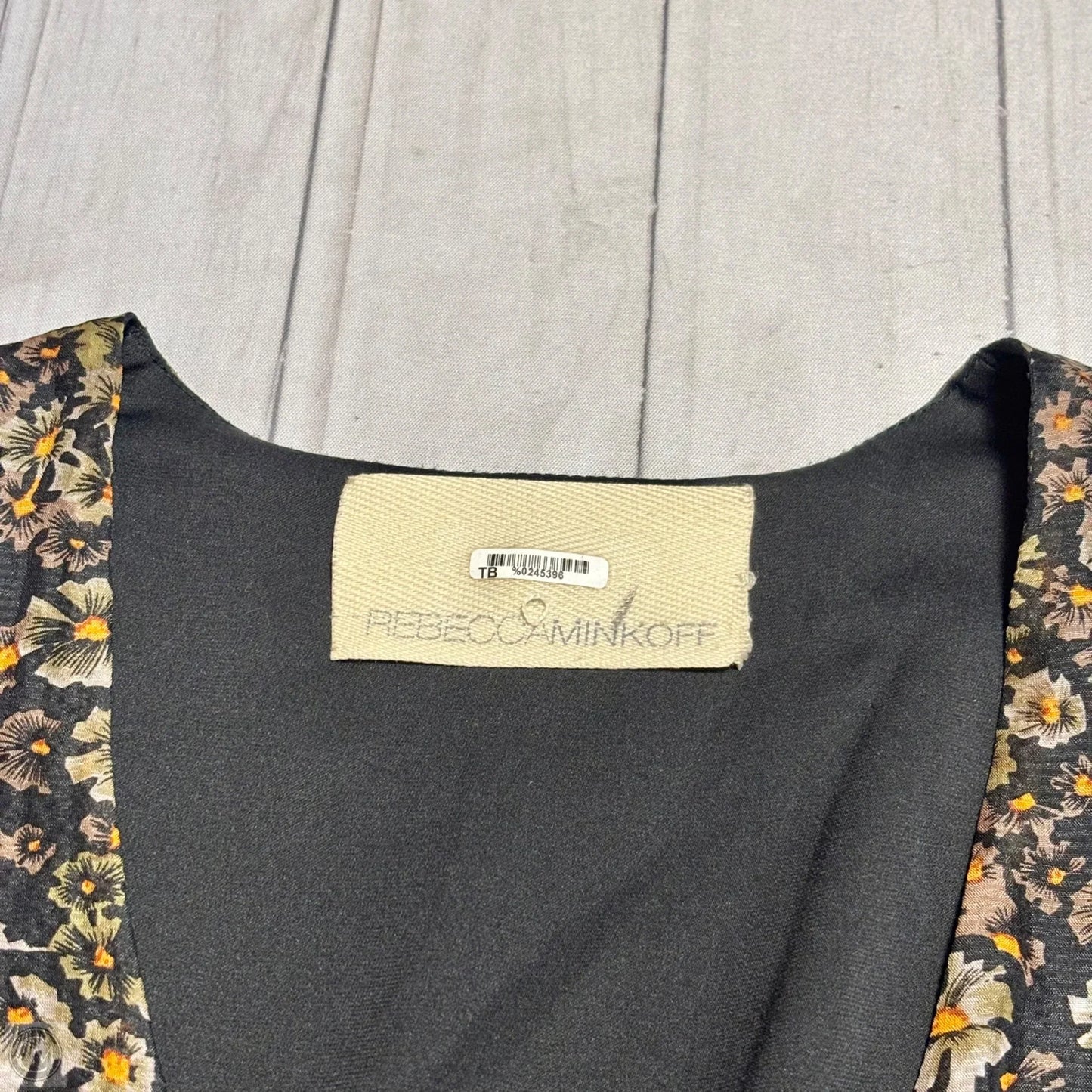 Dress Designer By Rebecca Minkoff In Black Floral, Size: Xs