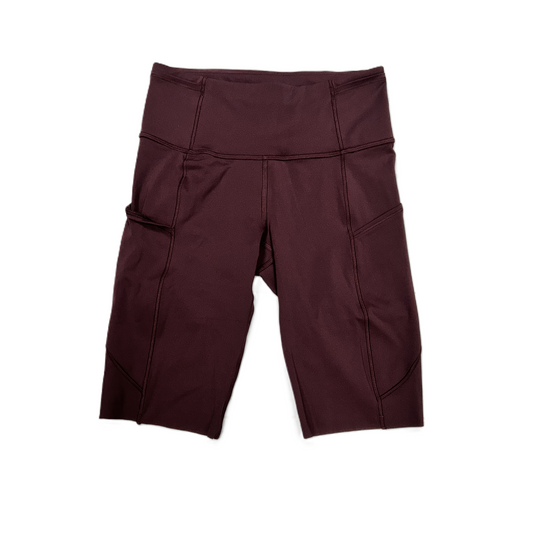 Maroon Athletic Shorts By Lululemon, Size: S