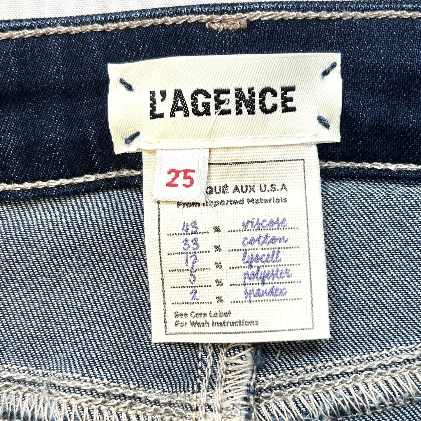 Jeans Designer By L Agence  Size: 0