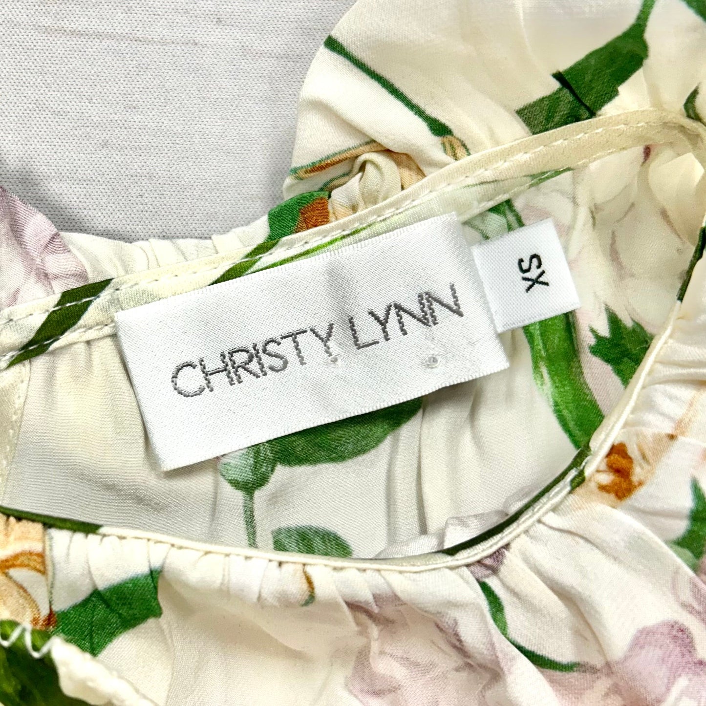 Top Short Sleeve Designer By Christy Lynn  Size: Xs