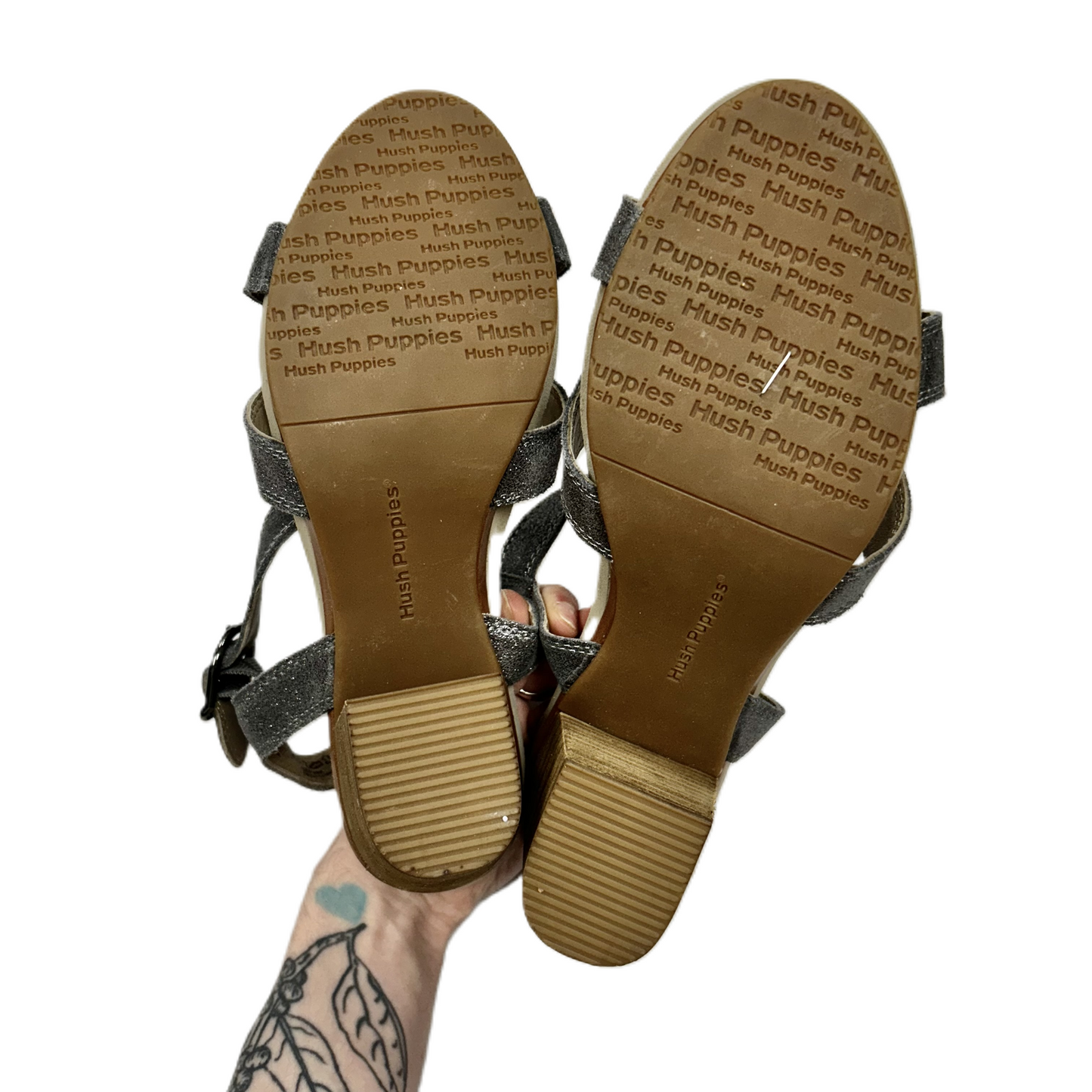 Sandals Heels Block By Hush Puppies  Size: 8.5