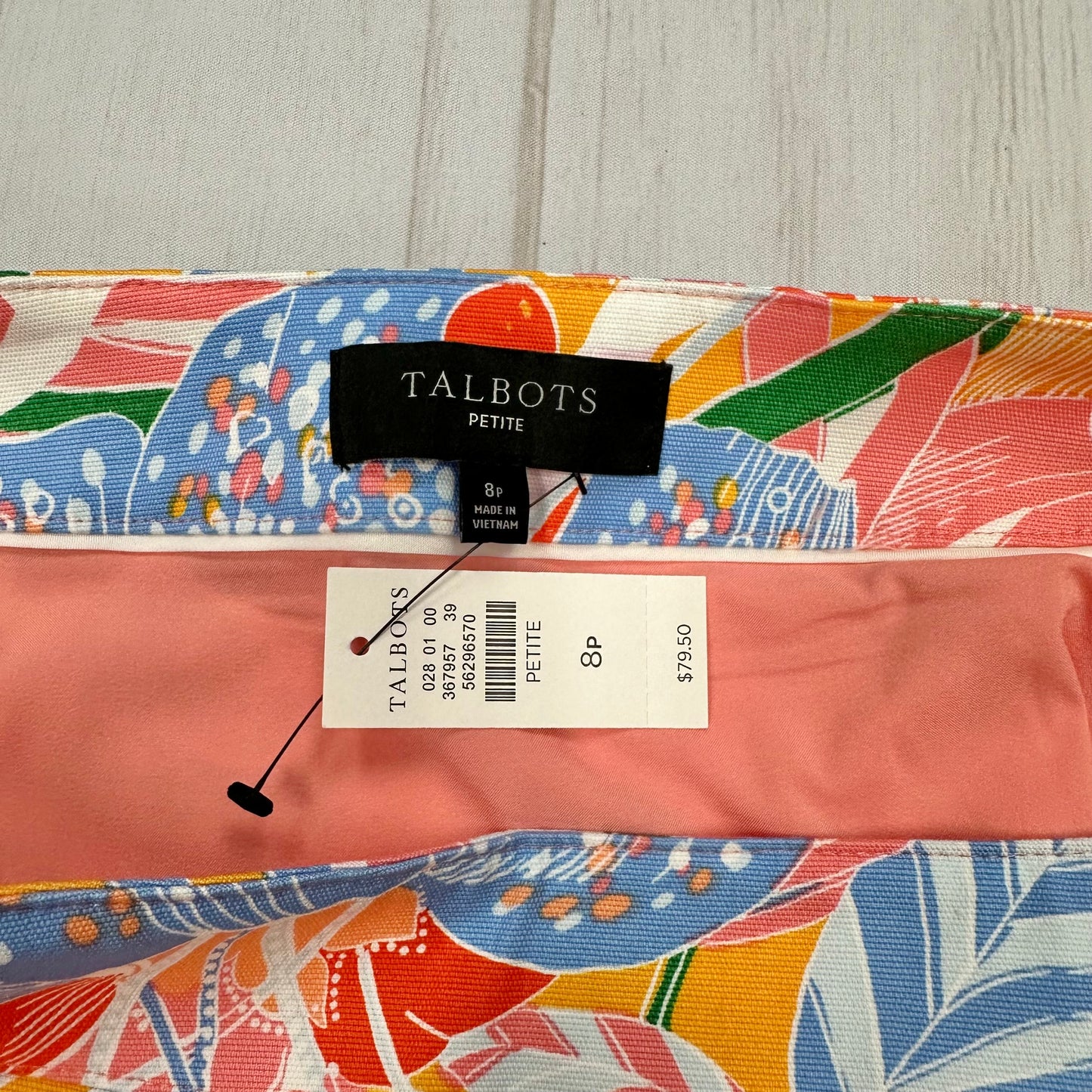 Orange & Pink Skirt Midi By Talbots, Size: 8