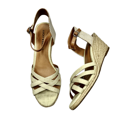 Sandals Heels Wedge By Lucky Brand  Size: 10
