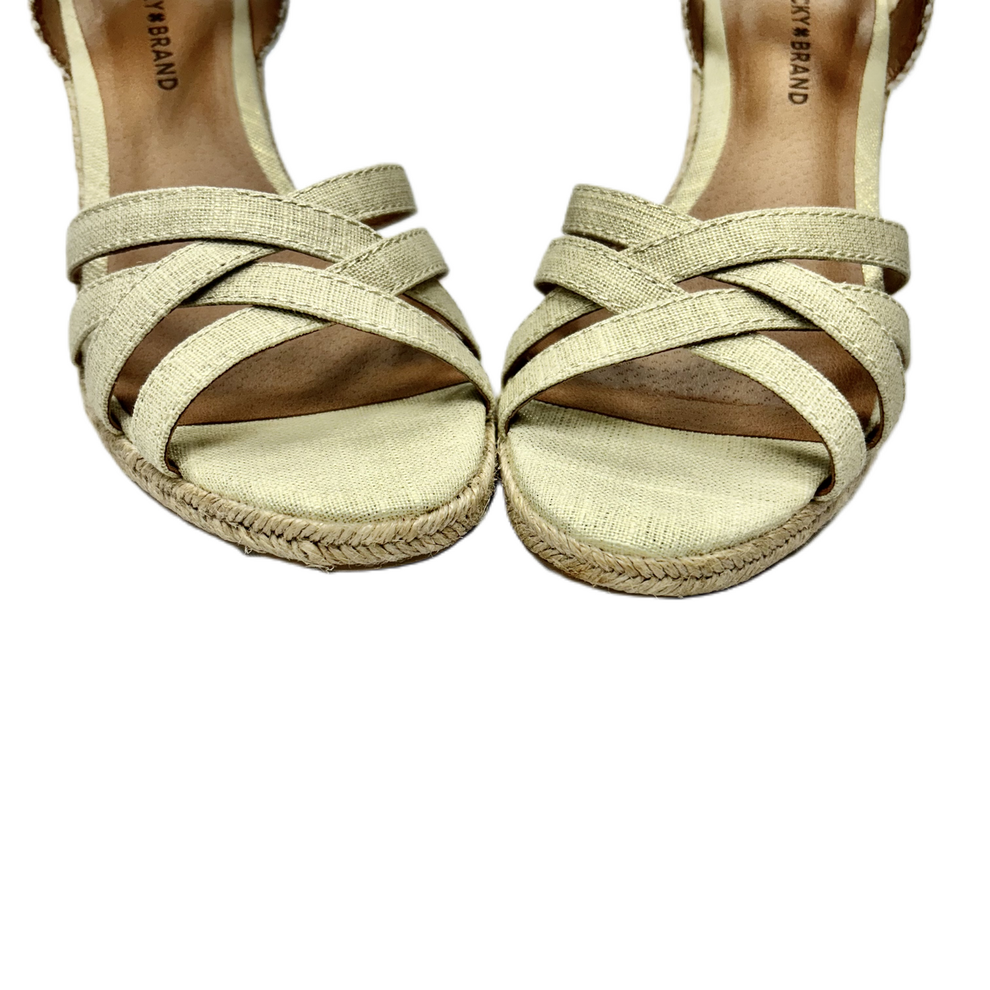 Sandals Heels Wedge By Lucky Brand  Size: 10