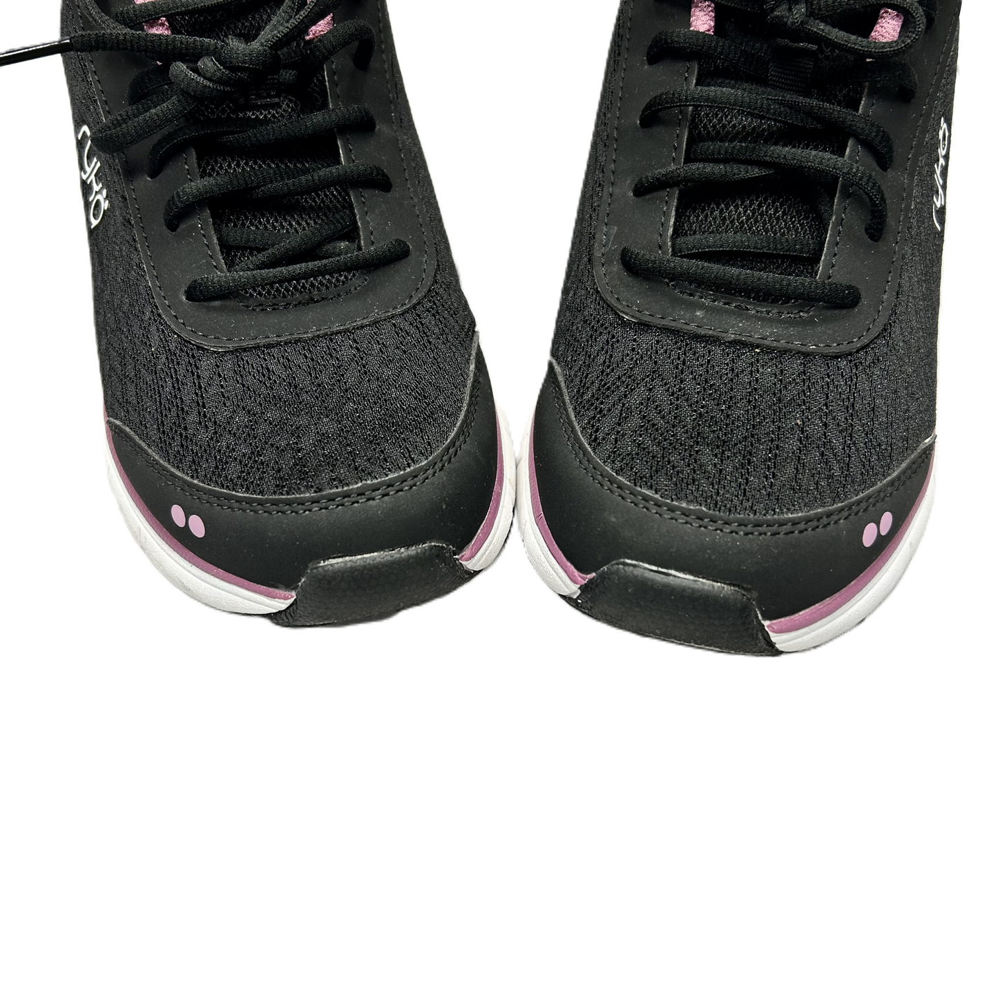 Black & Purple Shoes Athletic By Ryka, Size: 9.5