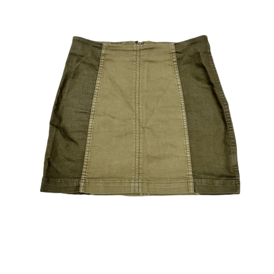 Green Skirt Mini & Short By Free People, Size: 8