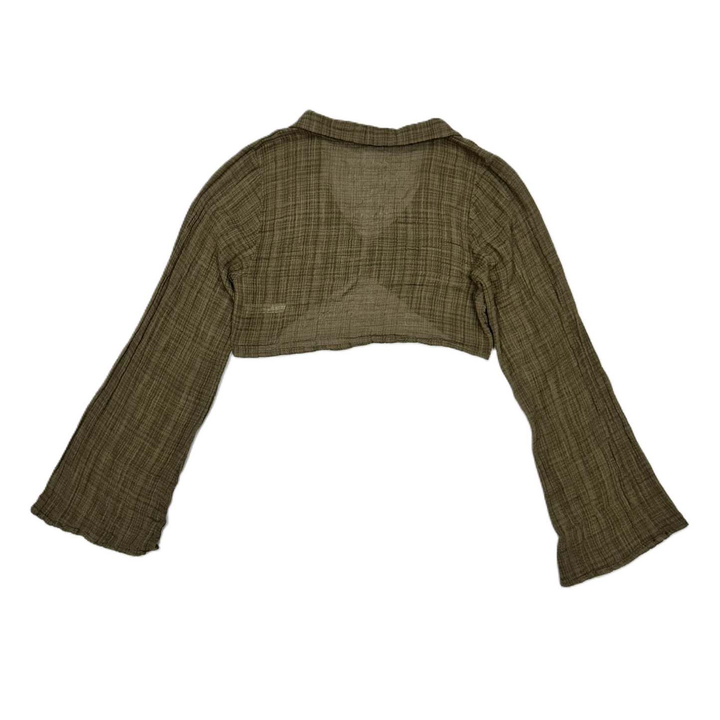 Top Long Sleeve By Free People In Green, Size: L