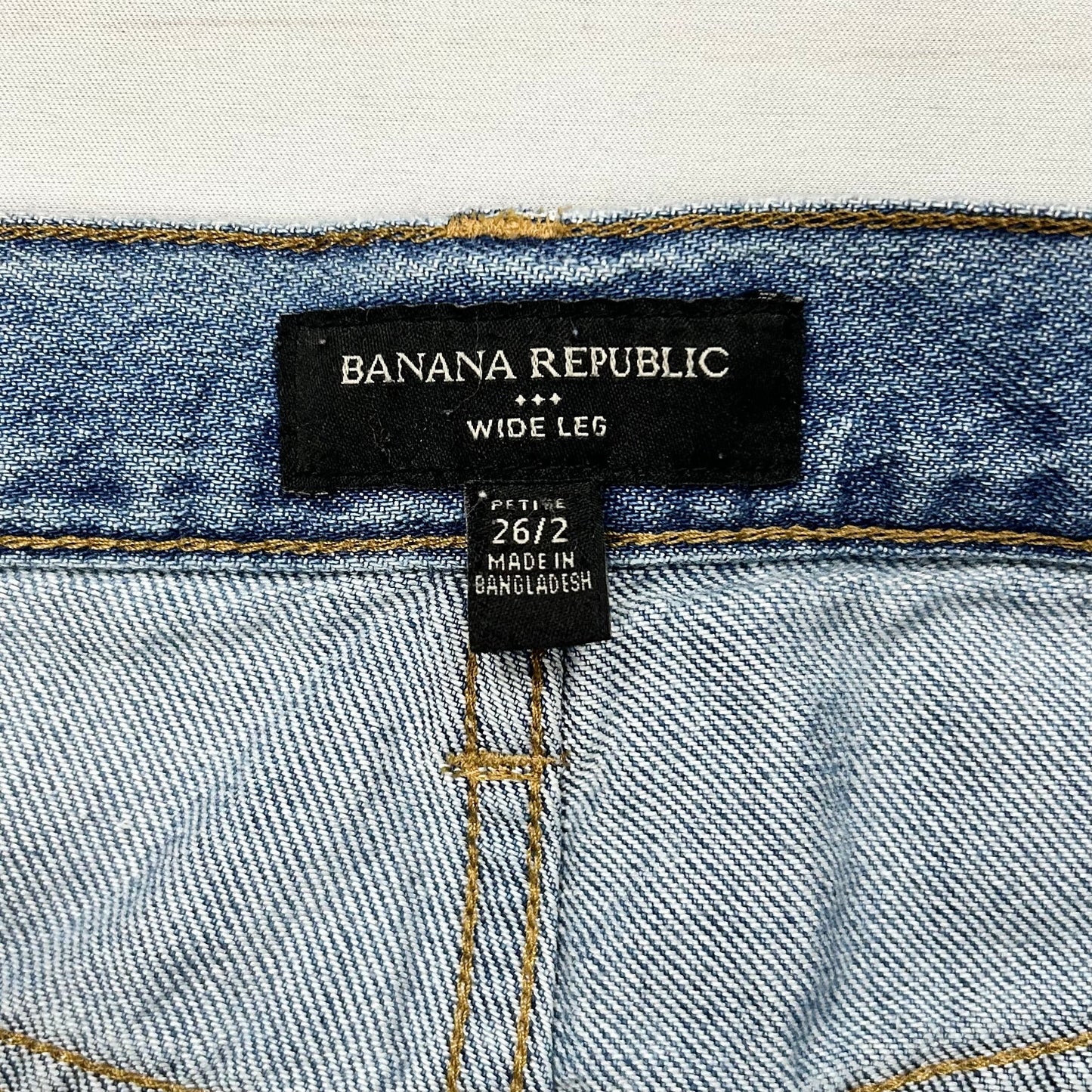 Blue Denim Jeans Wide Leg By Banana Republic, Size: 2