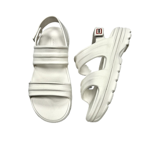 White Sandals Sport By Hunter, Size: 8