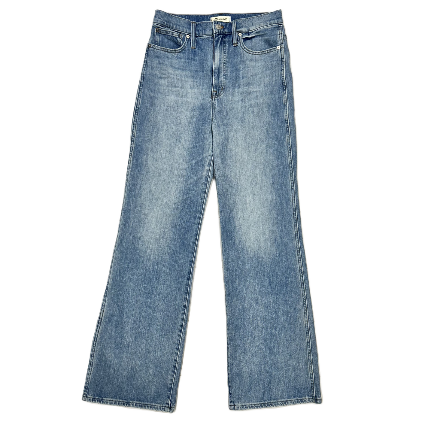 Blue Denim Jeans Flared By Madewell, Size: 10