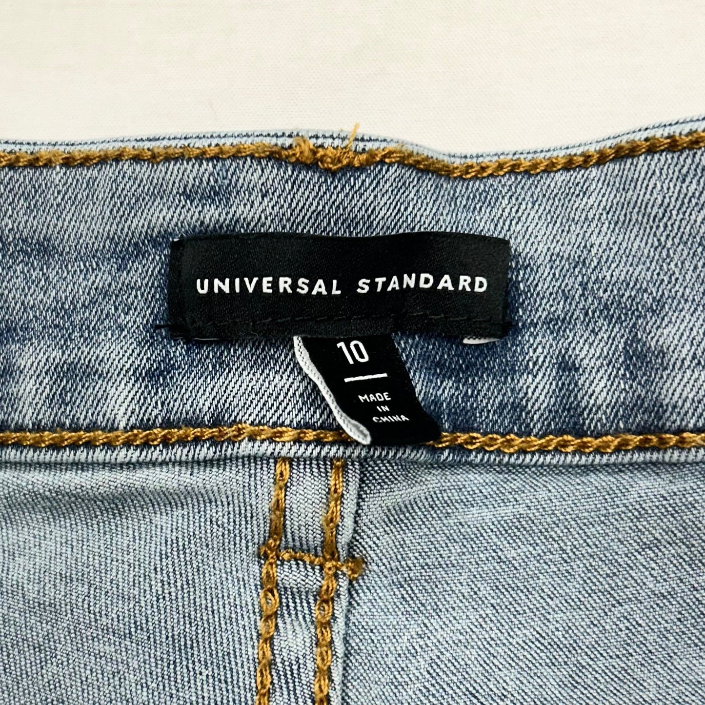 Blue Denim Shorts By Universal Standard, Size: 10