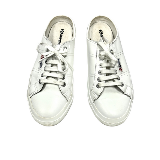 White Shoes Sneakers By Superga, Size: 9