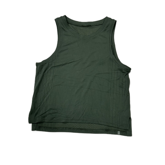 Green Athletic Tank Top By Lululemon, Size: S
