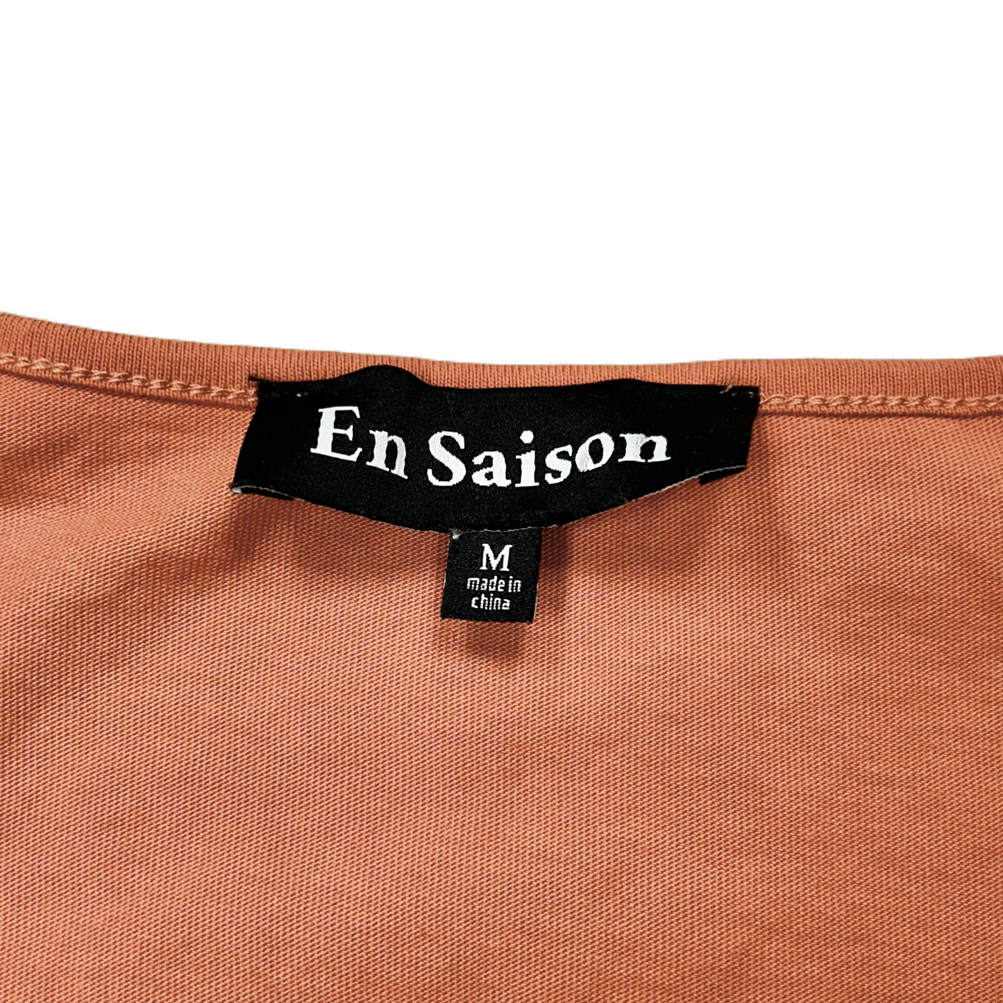 Orange Top Long Sleeve Designer By En Saison, Size: M