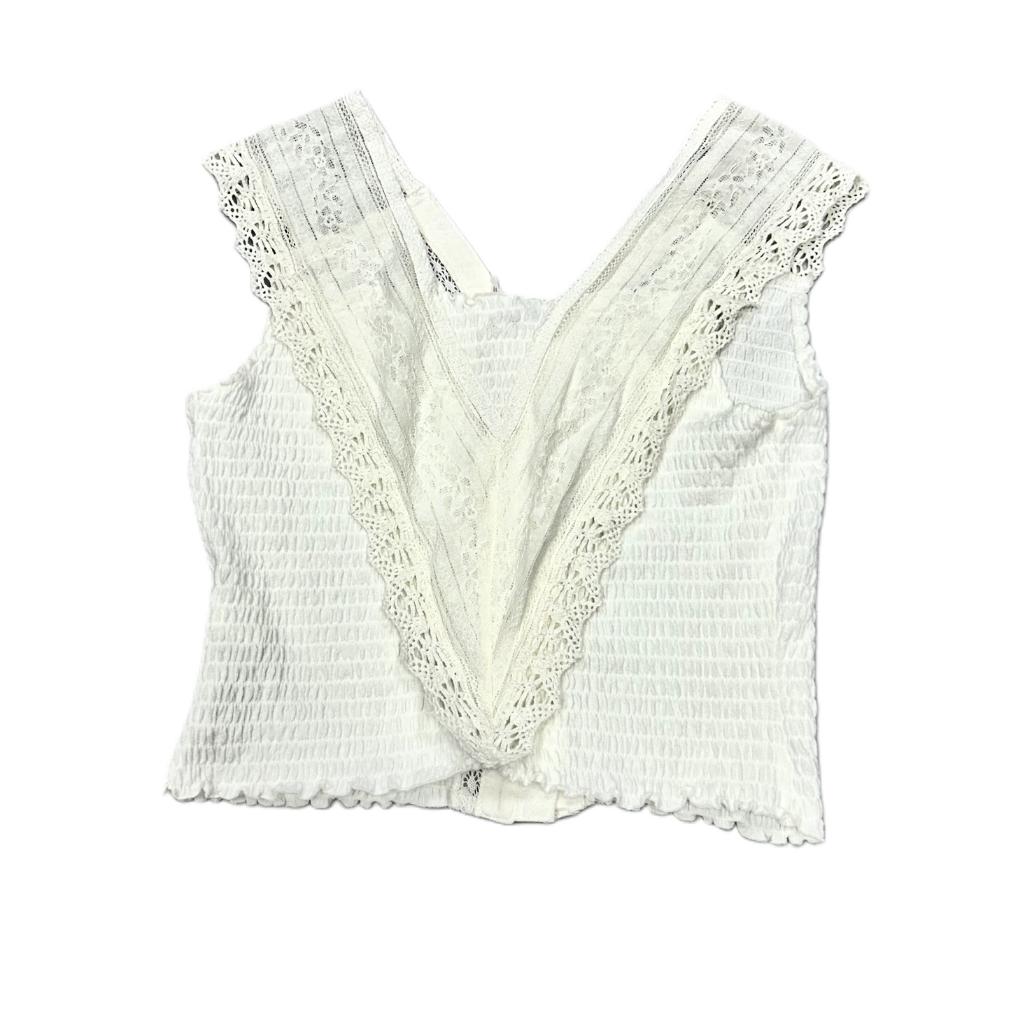 White Top Sleeveless By Free People, Size: L