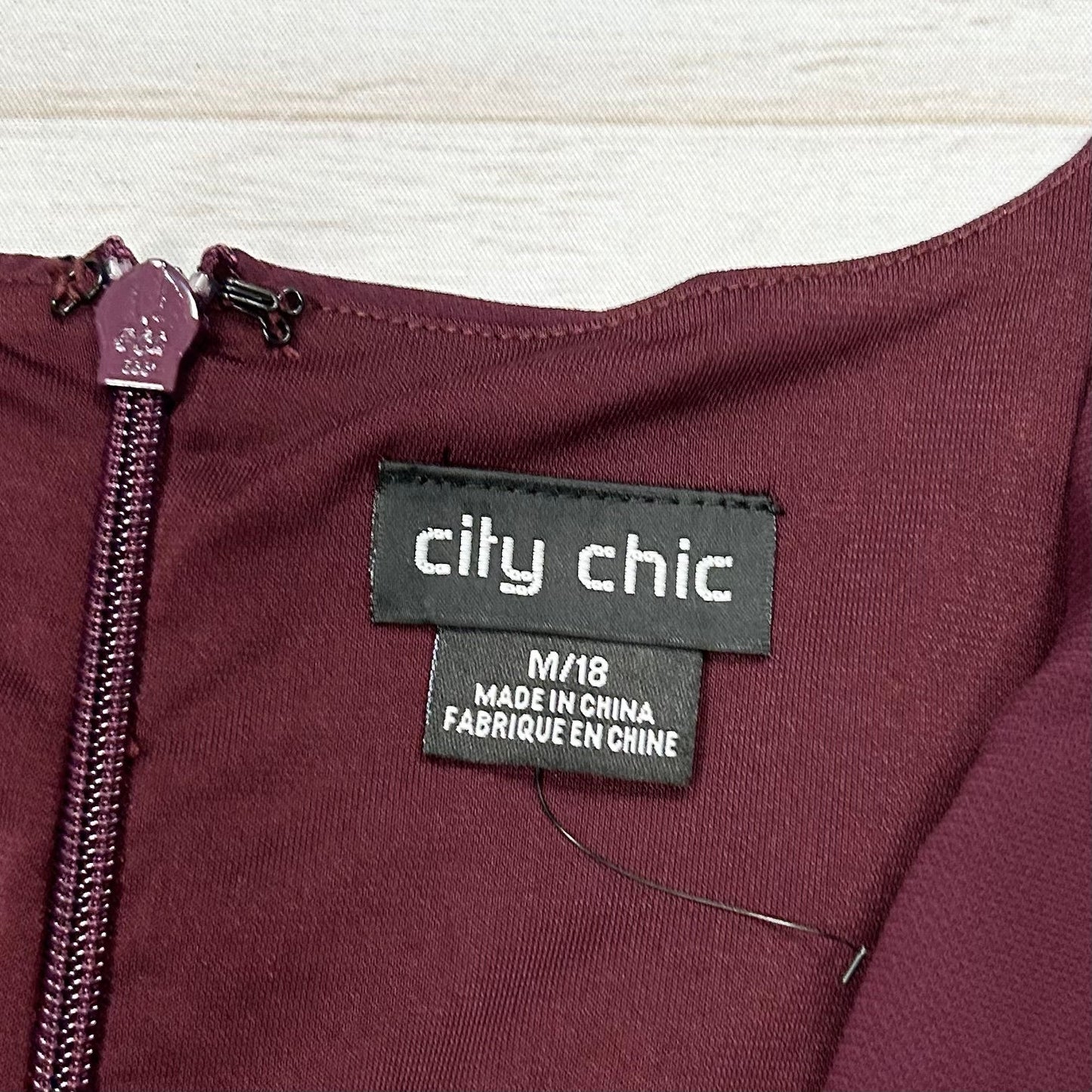 Dress Party Short By City Chic In Purple, Size: 2x