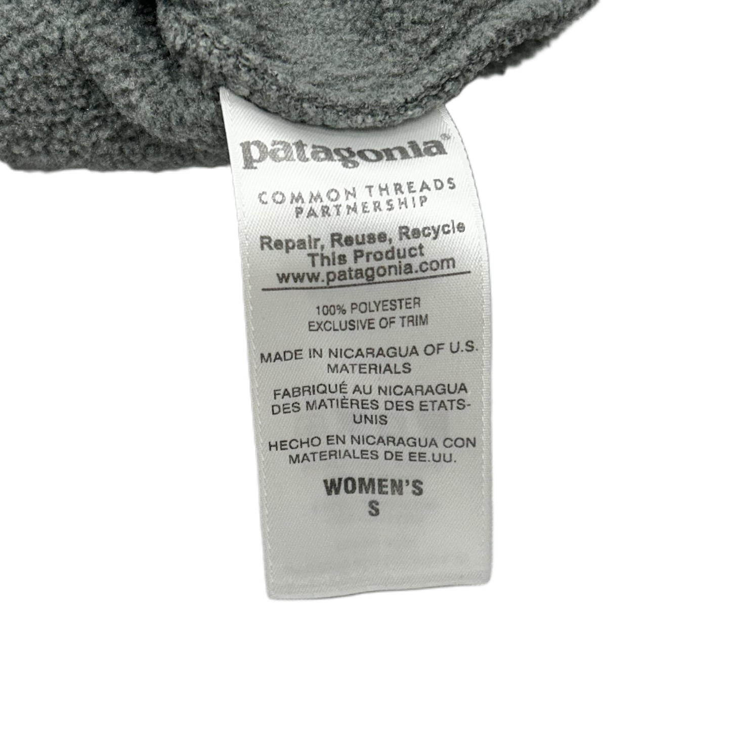 Athletic Fleece By Patagonia In Grey, Size: S