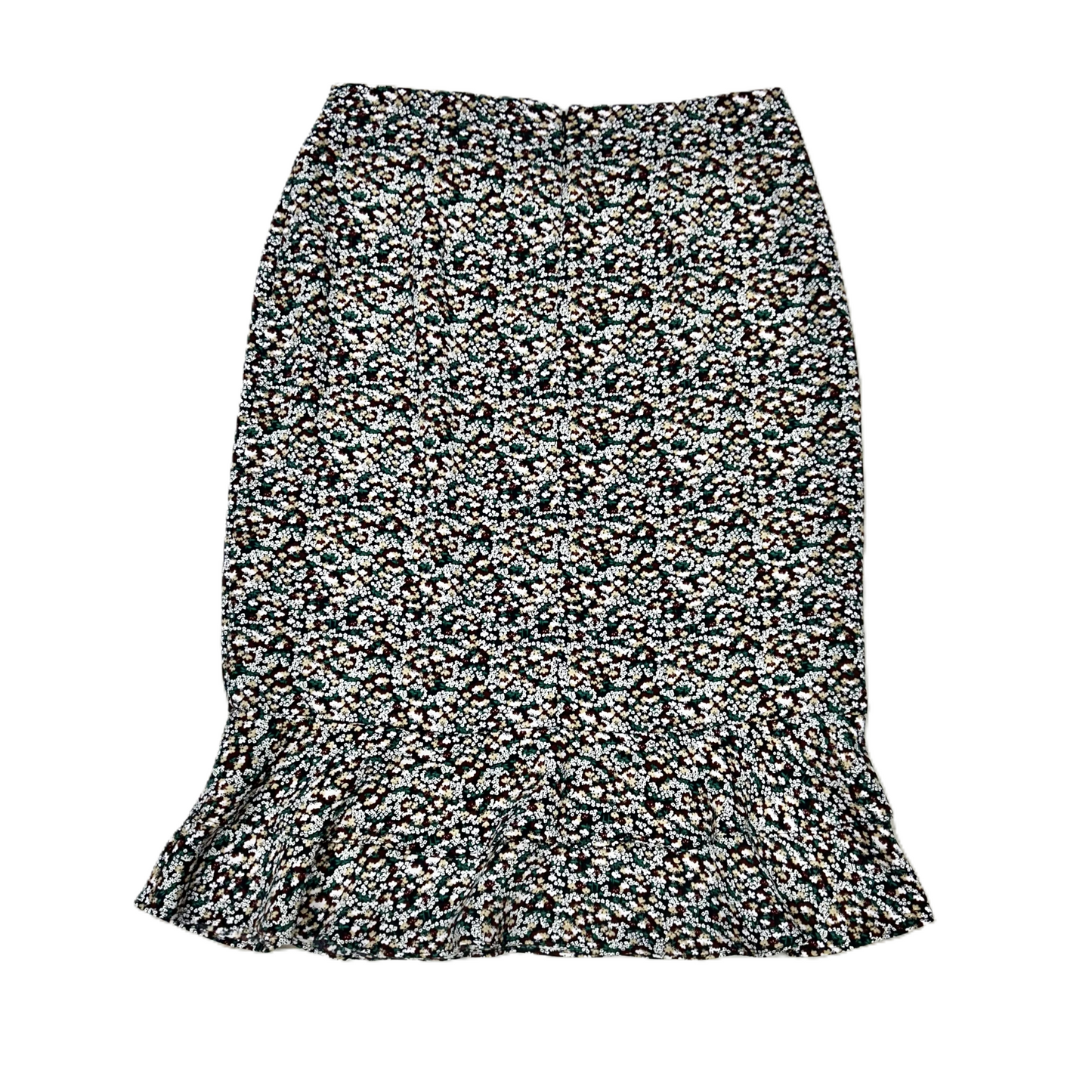 Skirt Midi By Ann Taylor In Floral Print, Size: 10