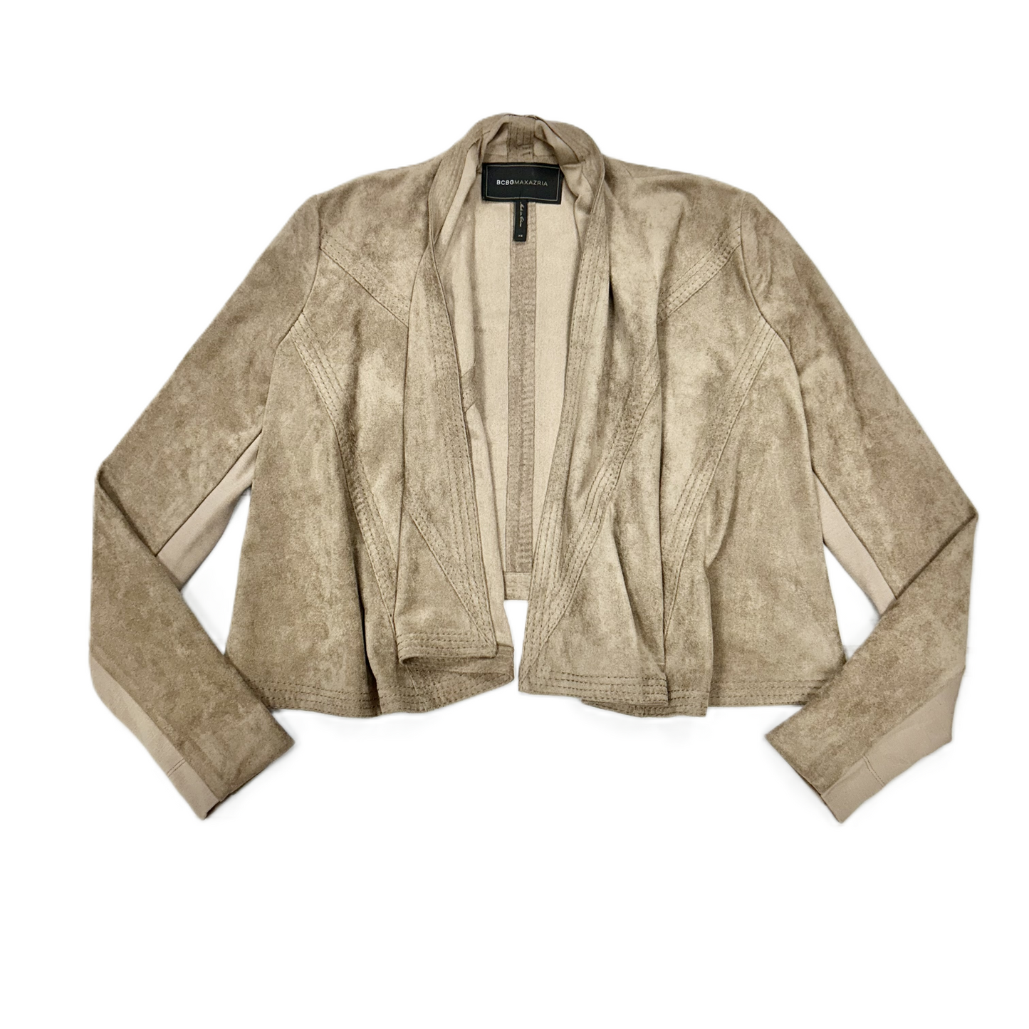 Jacket Moto By Bcbgmaxazria In Tan, Size: Xs