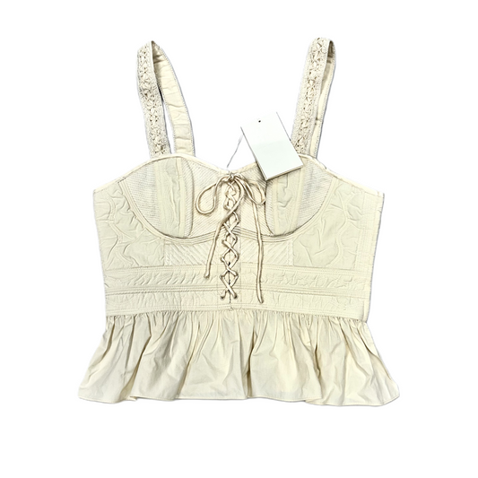 Top Sleeveless By Ulla Johnson In Cream, Size: S