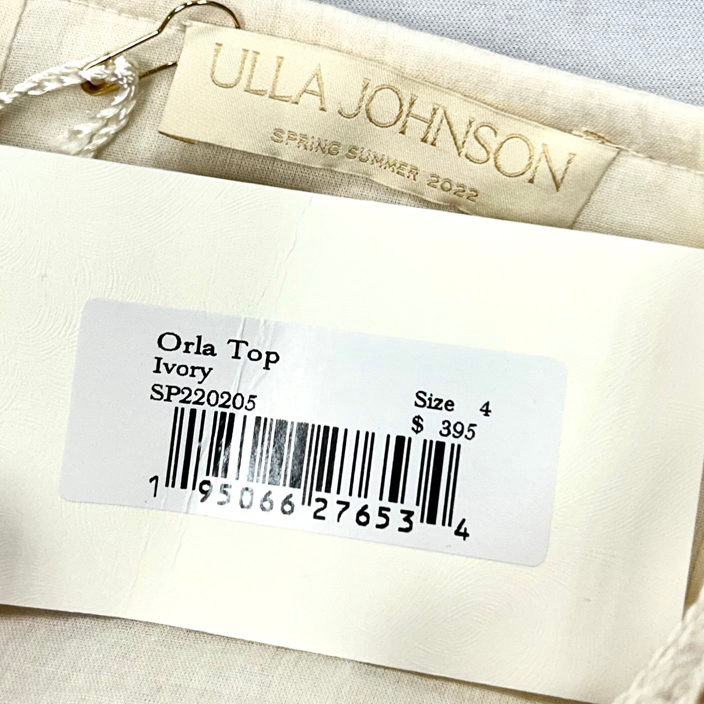 Top Sleeveless By Ulla Johnson In Cream, Size: S