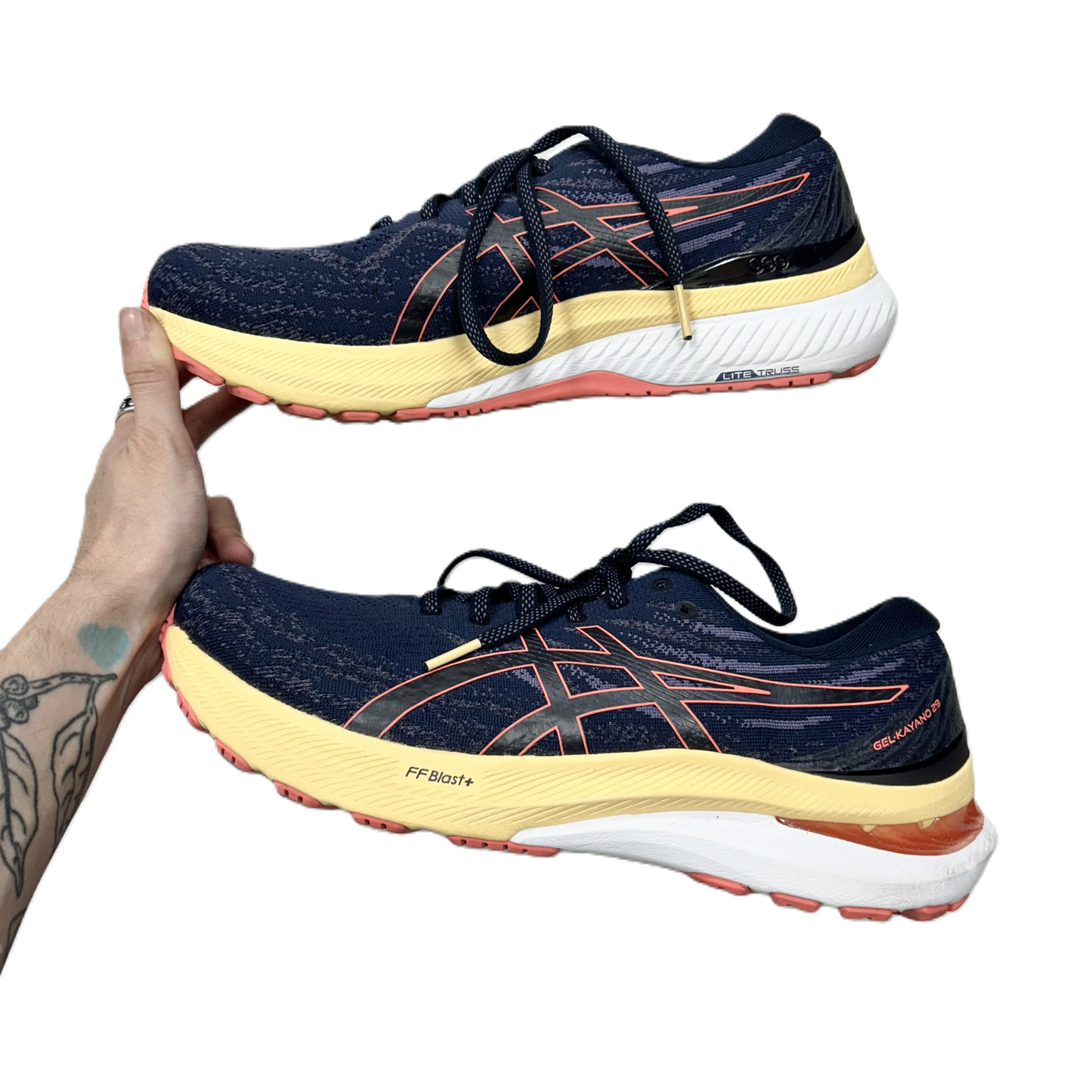 Shoes Athletic By Asics In Navy, Size: 10.5