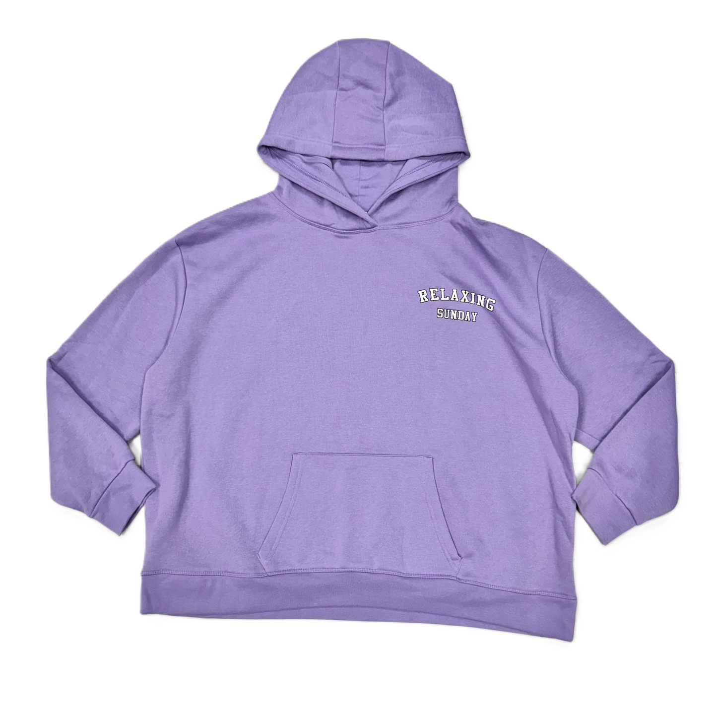 Sweatshirt Hoodie By Primark In Purple, Size: 2x