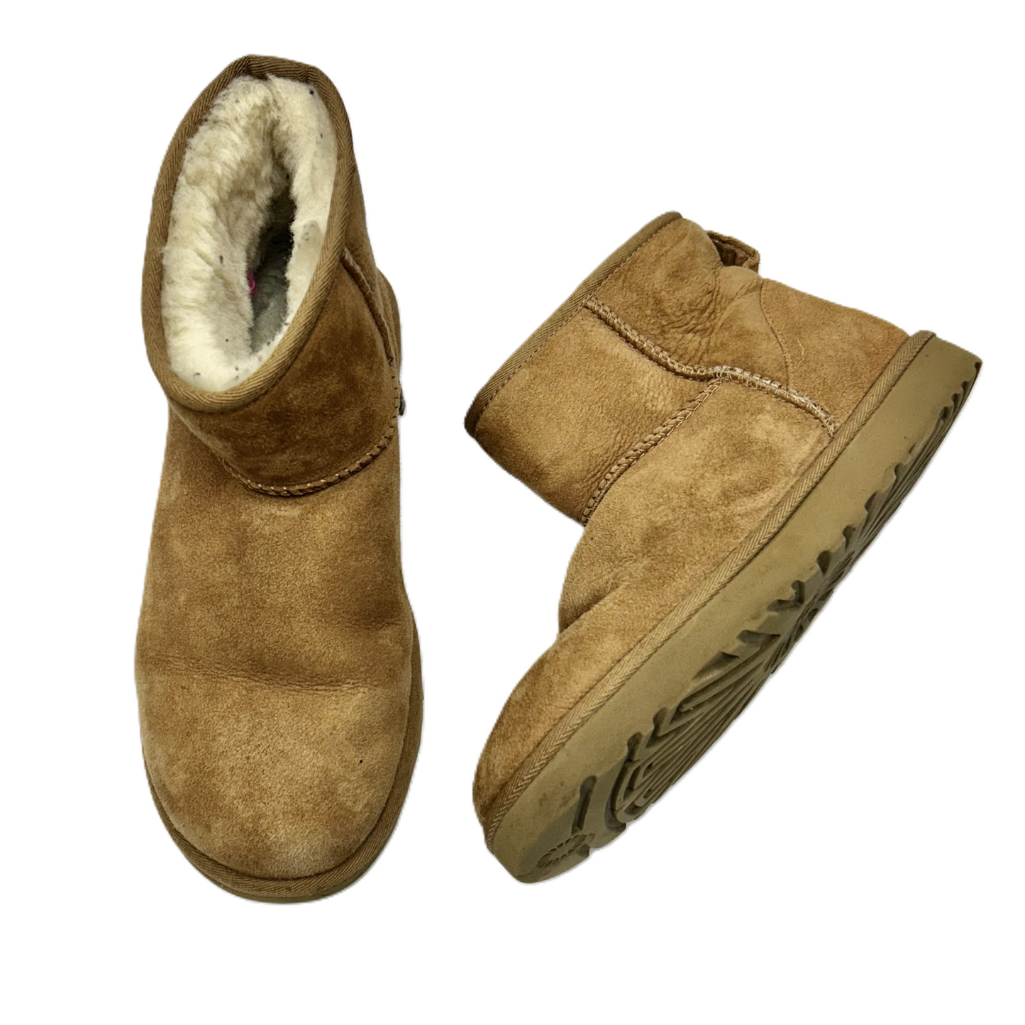 Boots Designer By Ugg In Tan, Size: 9