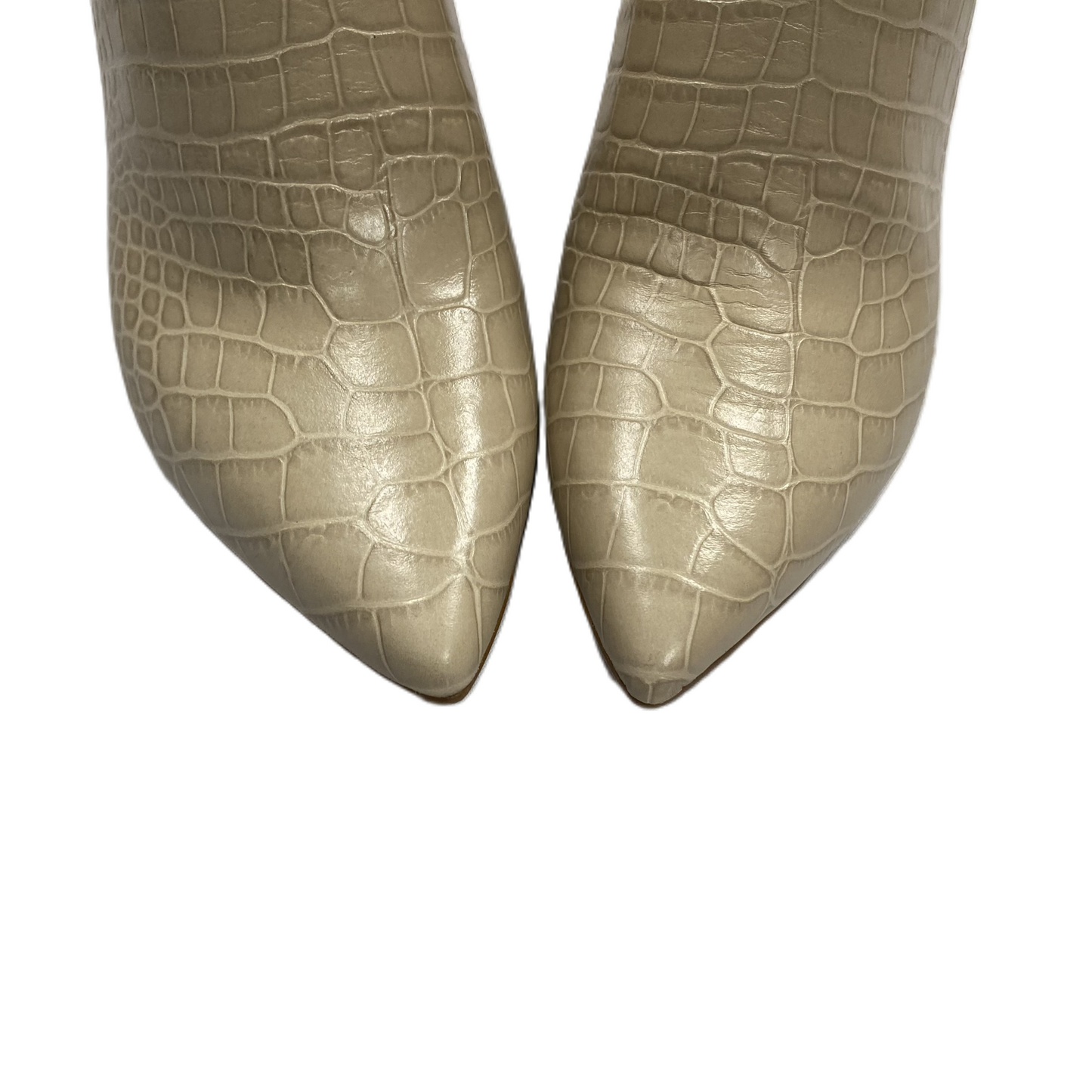 Boots Ankle Heels By Louise Et Cie In Beige, Size: 8