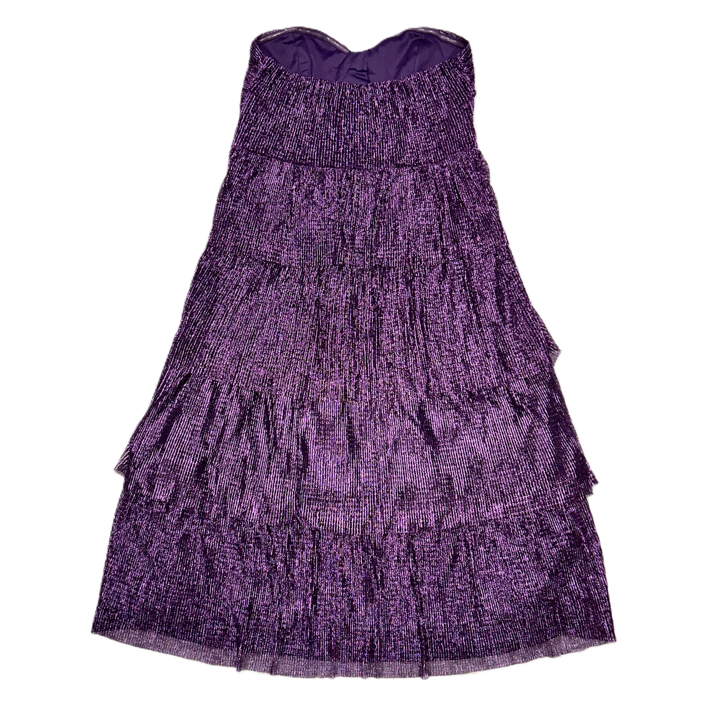 Dress Party Midi By Lulus In Purple, Size: Xl