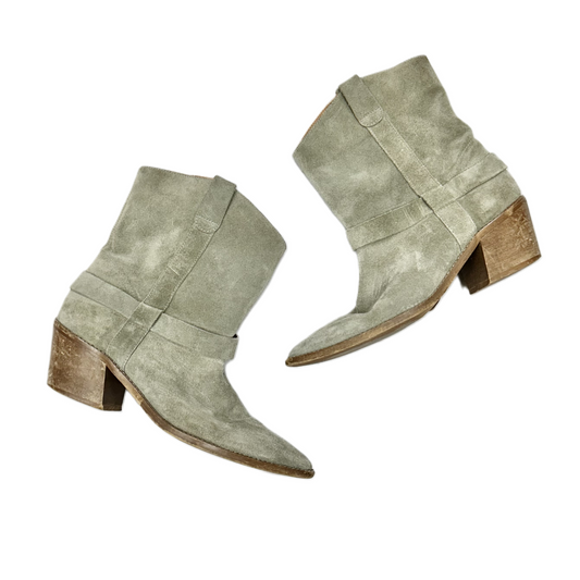 Boots Ankle Heels By Free People In Green, Size: 8.5