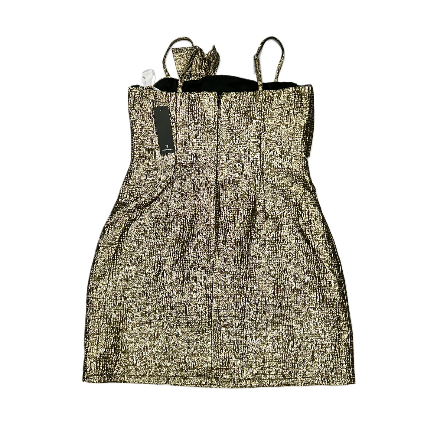 Dress Party Short By Lulus In Gold, Size: M