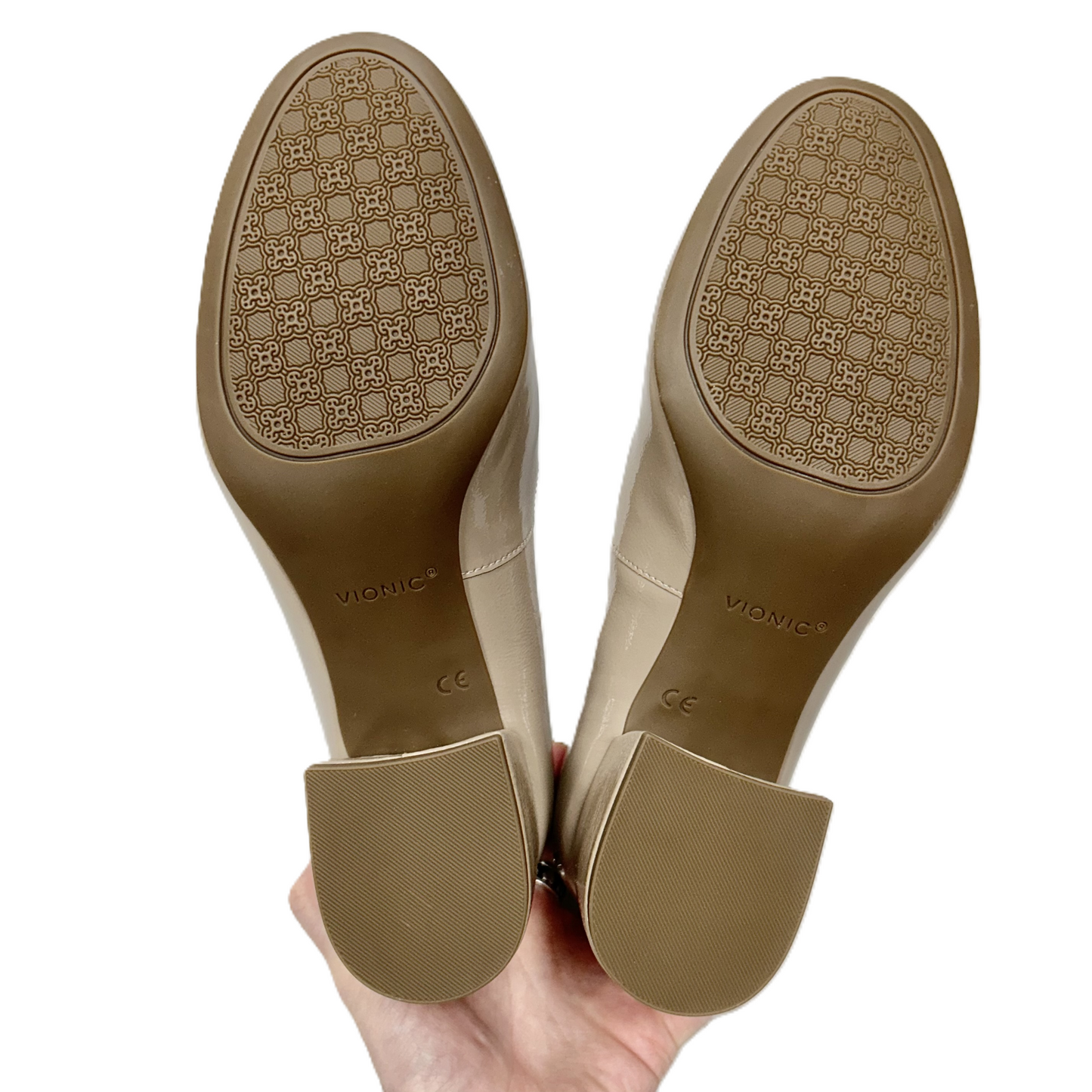 Shoes Heels Block By Vionic In Tan, Size: 9.5